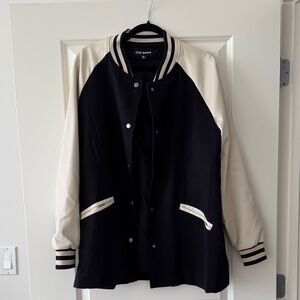 Steve Madden Black and Cream Jacket